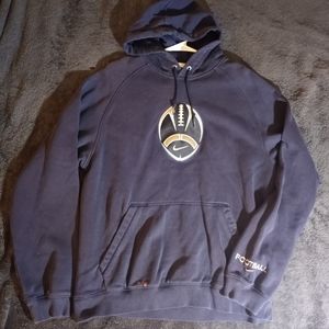 Y2k Nike Football Center Check hoodie